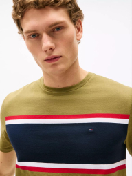 Мужская футболка Tommy Hilfiger 1159840781 (Зеленый M)