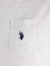 Футболка U.S. Polo Assn с логотипом 1159840808 (Серый XXL)