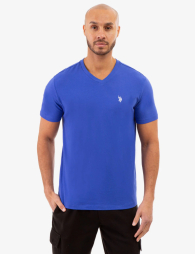 Футболка US Polo Assn з логотипом 1159840935 (Синій S)