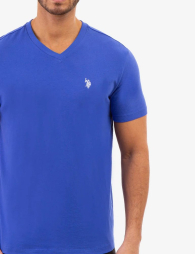 Футболка US Polo Assn з логотипом 1159840935 (Синій S)