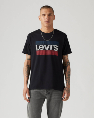 Футболка мужская Levi's с коротким рукавом 1159841044 (Черный L)