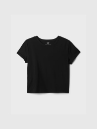 Жіноча укорочена футболка GAP 1159841097 (Чорний M)