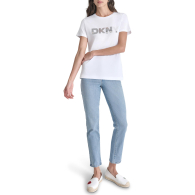 Футболка DKNY з фірмовим логотипом 1159841112 (Білий M)