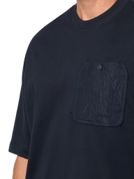 Мужская футболка Armani Exchange с карманом 1159841324 (Синий L)