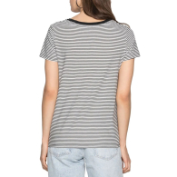 Женская футболка Levi's с логотипом 1159841337 (Черный/Белый S)