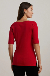 Женская футболка Ralph Lauren 1159841427 (Красный M)