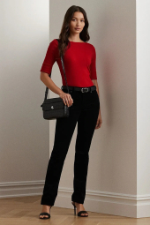 Женская футболка Ralph Lauren 1159841427 (Красный M)