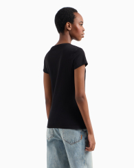 Женская футболка Armani Exchange с логотипом 1159841431 (Черный XXL)