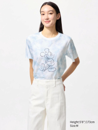 Футболка UNIQLO с рисунком Disney 1159841612 (Белый S)