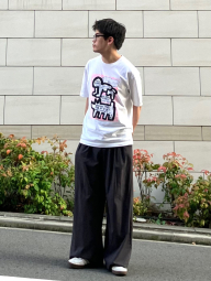 Футболка UNIQLO с принтом Keith Haring 1159841655 (Белый XL)