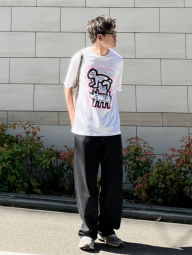 Футболка UNIQLO с принтом Keith Haring 1159841655 (Белый XL)