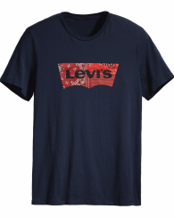 Футболка мужская Levi's с логотипом 1159841730 (Синий XXL)