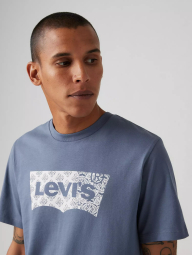 Футболка мужская Levi's с логотипом 1159842187 (Синий L)