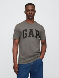 Футболка мужская GAP с логотипом 1159842315 (Серый M)