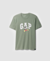 Футболка чоловіча GAP × Disney з логотипом 1159842381 (Зелений M)
