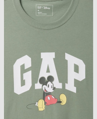 Футболка чоловіча GAP × Disney з логотипом 1159842381 (Зелений M)