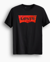 Футболка мужская Levi's с коротким рукавом 1159842507 (Черный L)