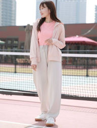 Жіноча футболка UNIQLO AIRism 1159842685 (Рожевий L)