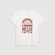 Женская футболка Levi's с принтом 1159842687 (Молочный S)