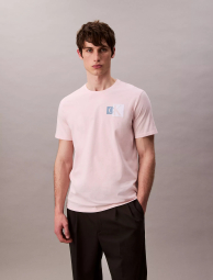 Мужская стильная футболка Calvin Klein 1159842797 (Розовый M)