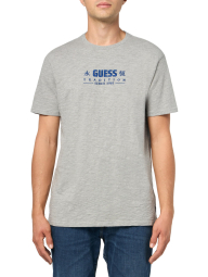 Мужская футболка Guess с логотипом 1159842815 (Серый XL)