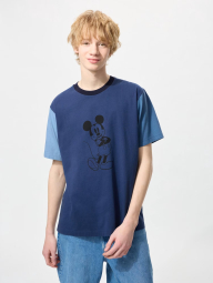 Футболка Disney in Blue UNIQLO с рисунком 1159842880 (Синий XXL)