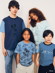 Футболка Disney in Blue UNIQLO с рисунком 1159842880 (Синий XXL)