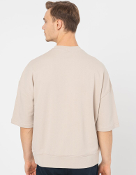 Футболка Armani Exchange с логотипом 1159842890 (Бежевый M)