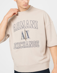 Футболка Armani Exchange с логотипом 1159842890 (Бежевый M)