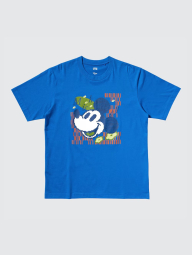 Футболка UNIQLO с Mickey Mouse 1159843003 (Синий XXL)