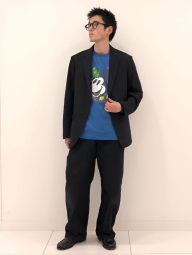Футболка UNIQLO с Mickey Mouse 1159843003 (Синий XXL)