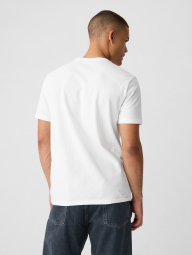 Мужская базовая футболка GAP 1159843456 (Белый XXL)