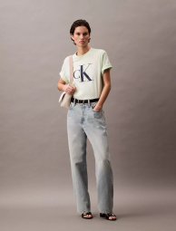 Женская футболка Calvin Klein с логотипом 1159843516 (Зеленый M)