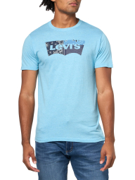 Футболка мужская Levi's с логотипом 1159843632 (Голубой XL)