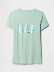 Женская футболка GAP с логотипом 1159843725 (Зеленый M)