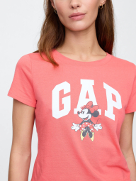 Женская футболка Disney Minnie Mouse GAP 1159843749 (Розовый S)