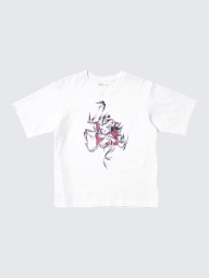 Футболка UNIQLO с принтом SKULLPANDA 1159843977 (Белый XXS)