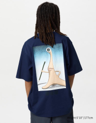 Футболка KISEIJU UT Graphic UNIQLO с принтом аниме манга 1159844097 (Синий S)
