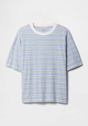 Чоловічі футболки GAP у смужку 1159844168 (Синій/Білий XL)