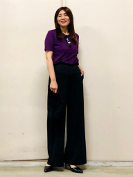 Футболка жіноча Supima UNIQLO 1159844182 (Фіолетовий M)