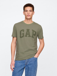 Футболка мужская GAP с логотипом 1159844318 (Зеленый M)