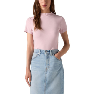 Женская футболка Levi's с высоким воротником 1159844356 (Сиреневый XS)
