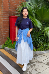 Футболка MAGIC FOR ALL UT UNIQLO с вышивкой 1159844402 (Синий XS)