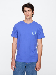Футболка мужская GAP с логотипом 1159844445 (Синий M)