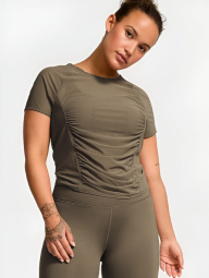 Женская футболка Victoria's Secret 1159844577 (Оливковый M)