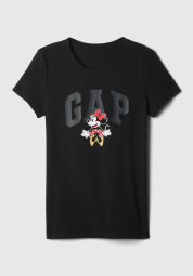 Жіноча футболка Disney Minnie Mouse GAP 1159844690 (Чорний M)