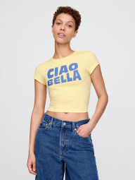 Жіноча футболка GAP 1159844746 (Жовтий S)
