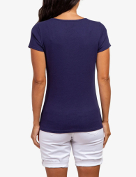 Женская футболка в рубчик U.S. Polo Assn 1159844791 (Синий XS)