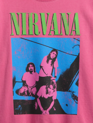 Жіноча літня футболка Nirvana GAP укорочена 1159844830 (Рожевий S)