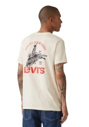 Мужская футболка Levi's с принтом 1159844930 (Молочный XL)